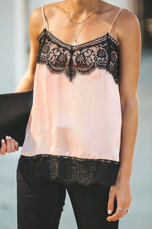 Lace Up Cami Top - 3 Colors