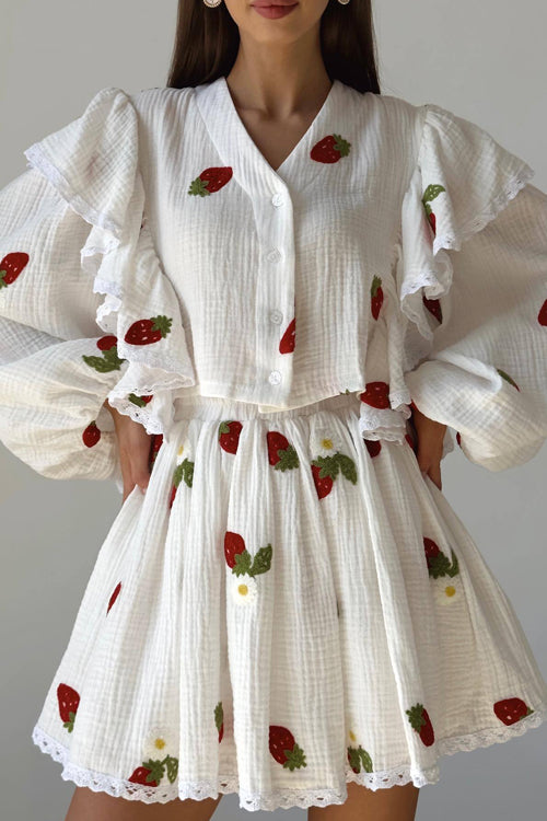 Ruffled Suit - 4 Colors