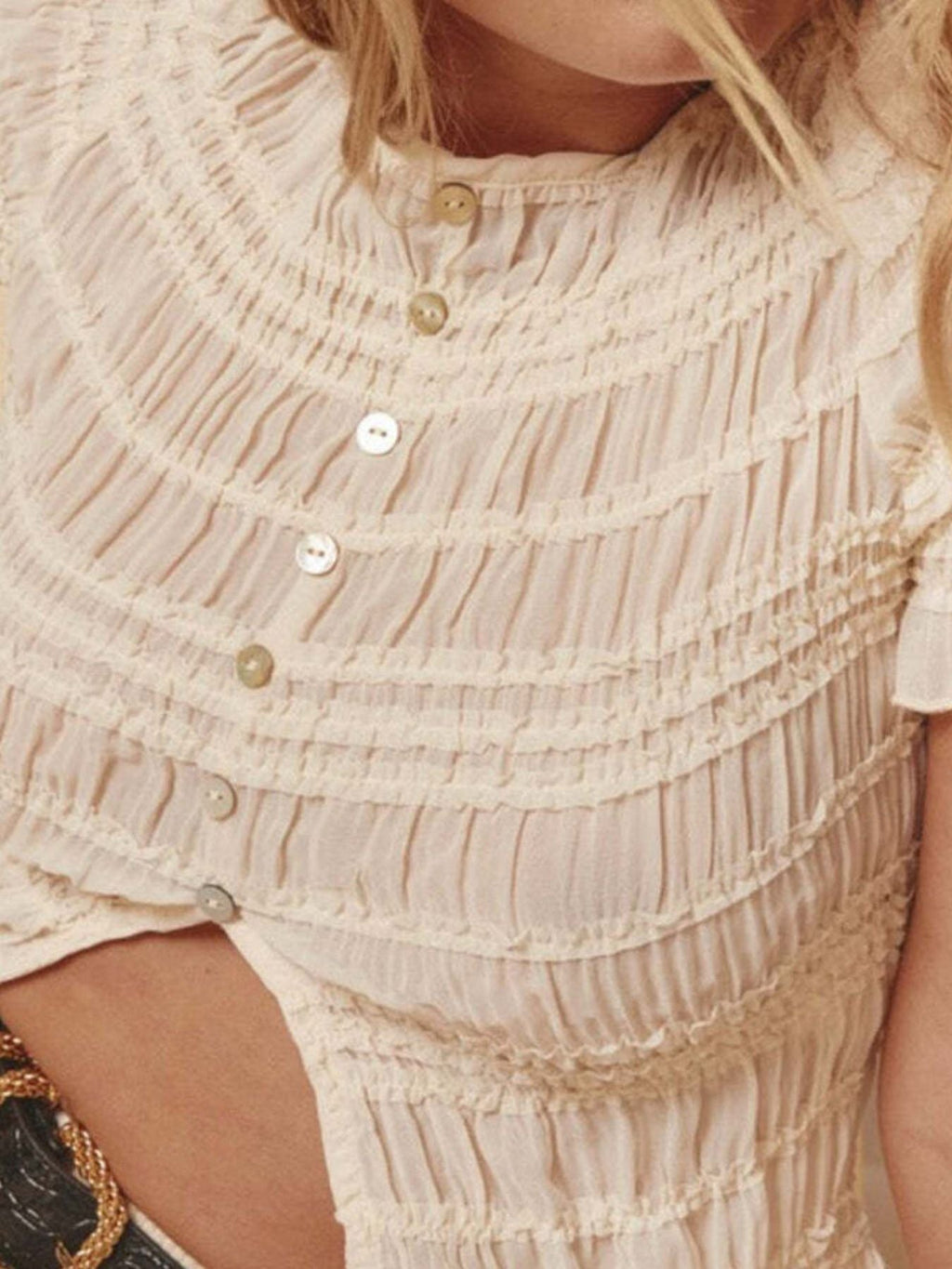 Boho Chic Smocked Top and Maxi Skirt Set