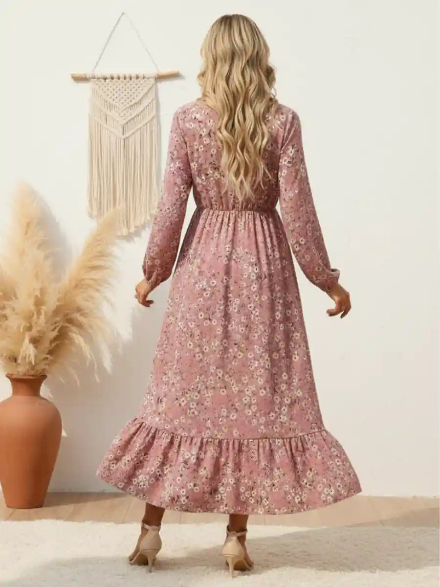 Boho Floral Maxi Dress