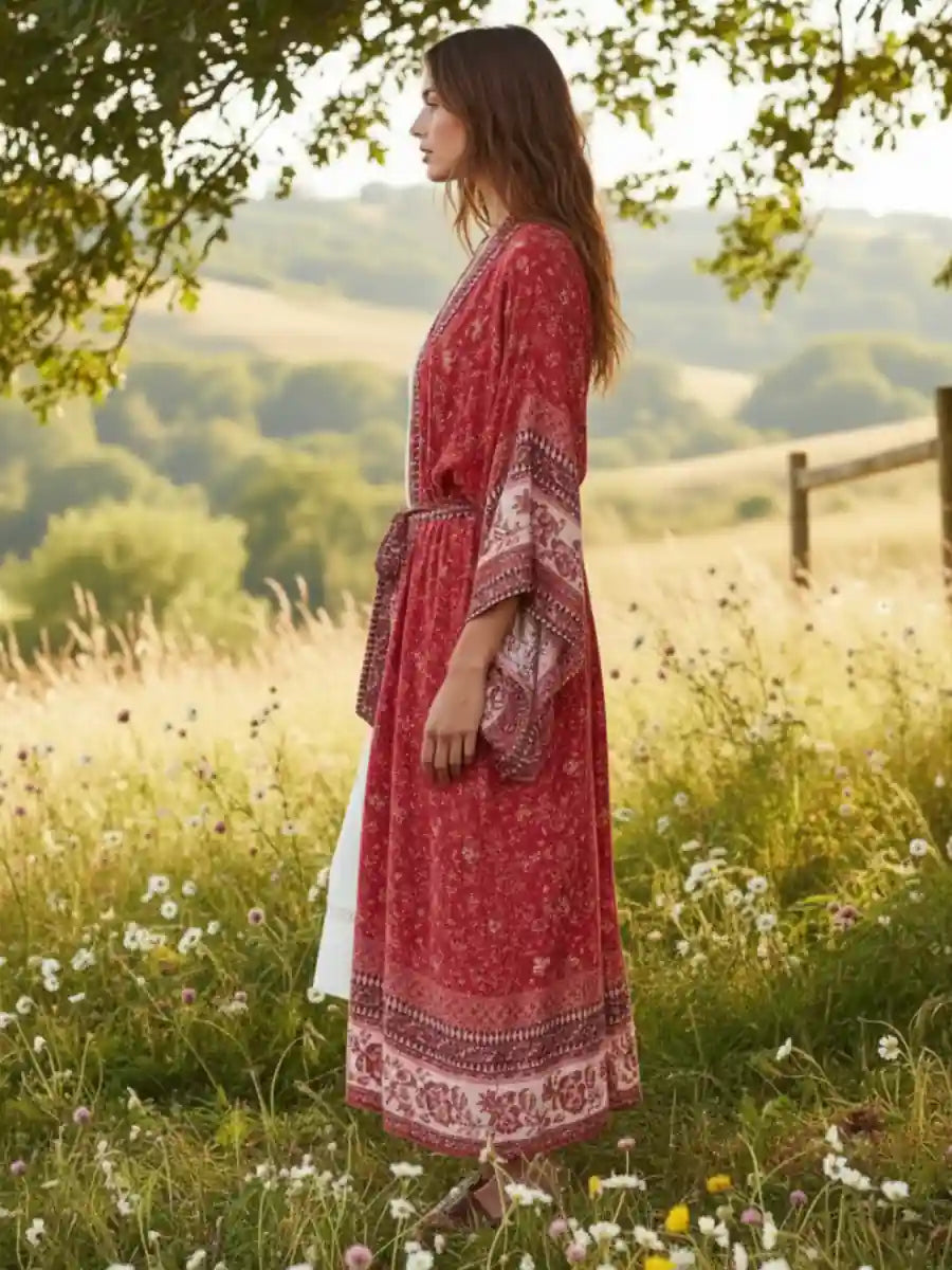 Boho Summer Kimono Cardigan