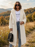 Long Boho Teddy Coat