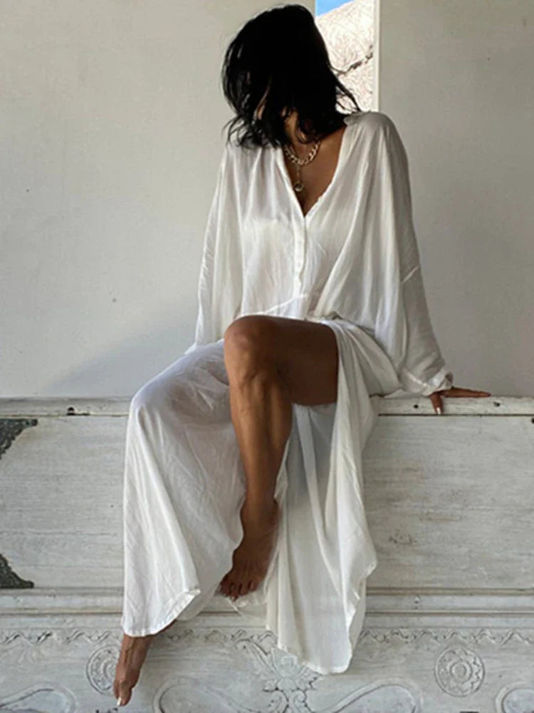 White Summer Maxi Dress