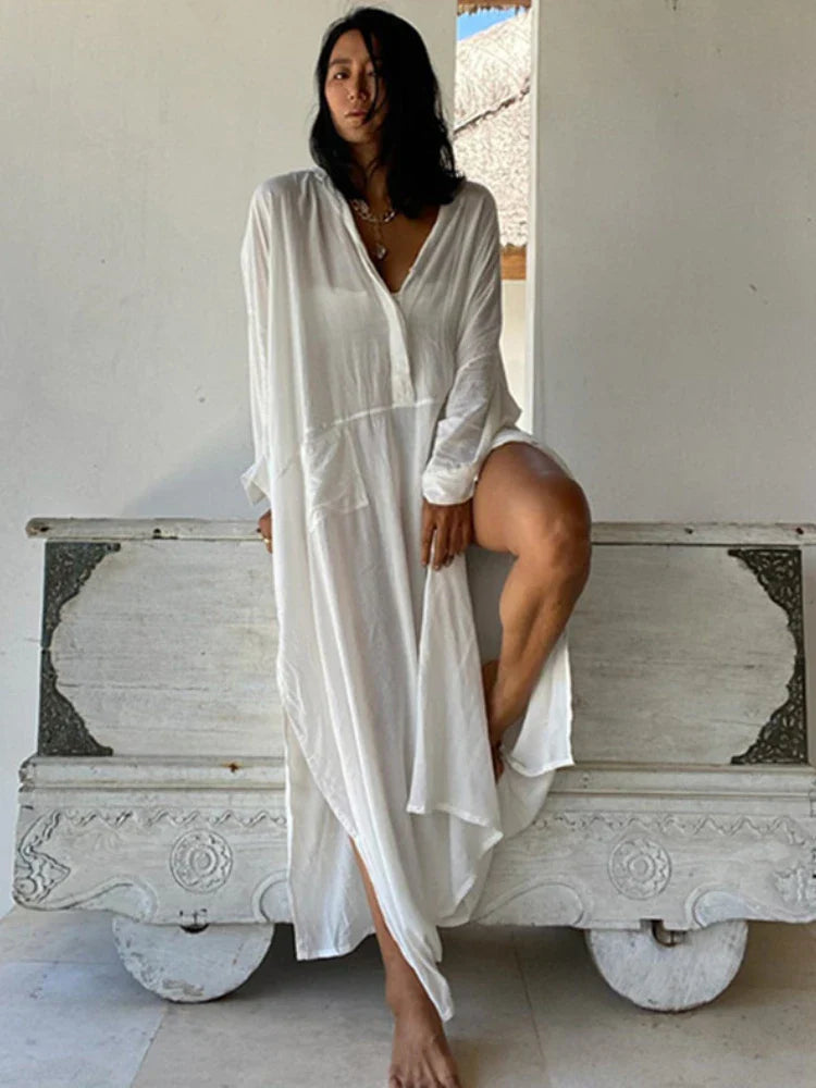 White Summer Maxi Dress