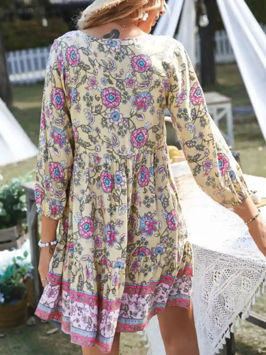 Short Flowy Beach Dress