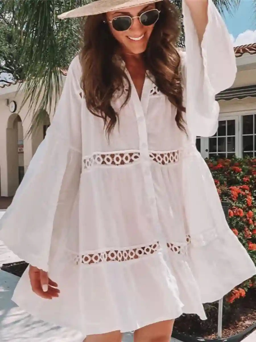 White Beachy Dress