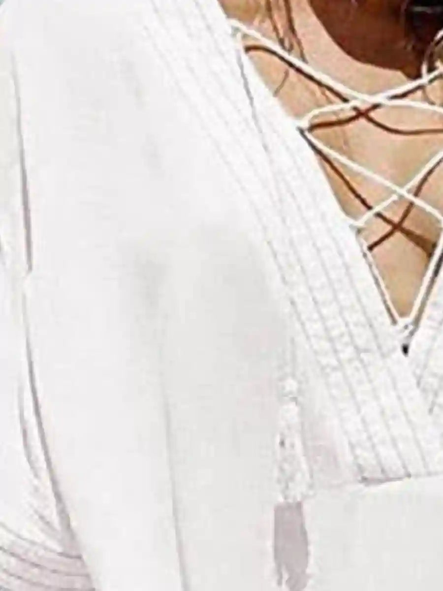 White Beachy Dress