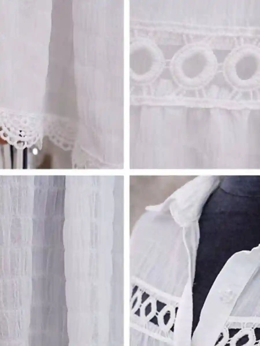 White Beachy Dress