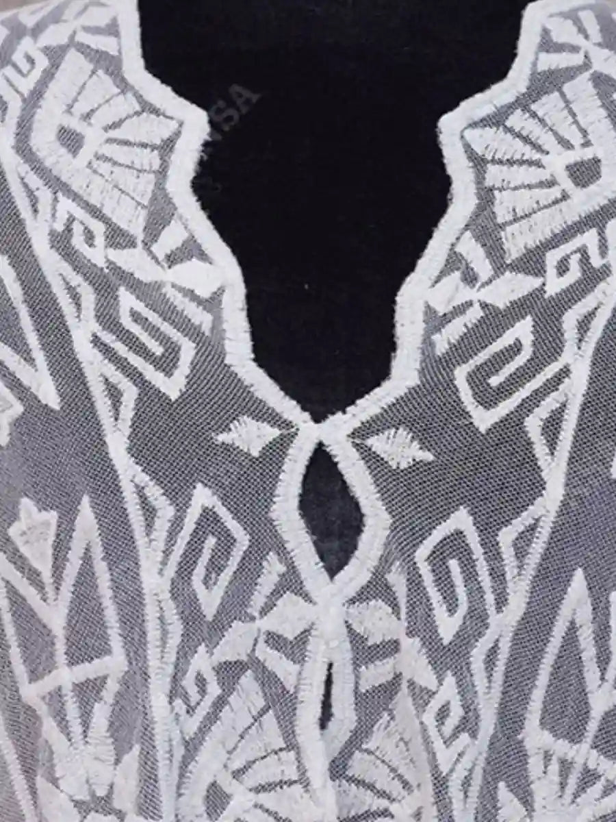 White Summer Beach Dress