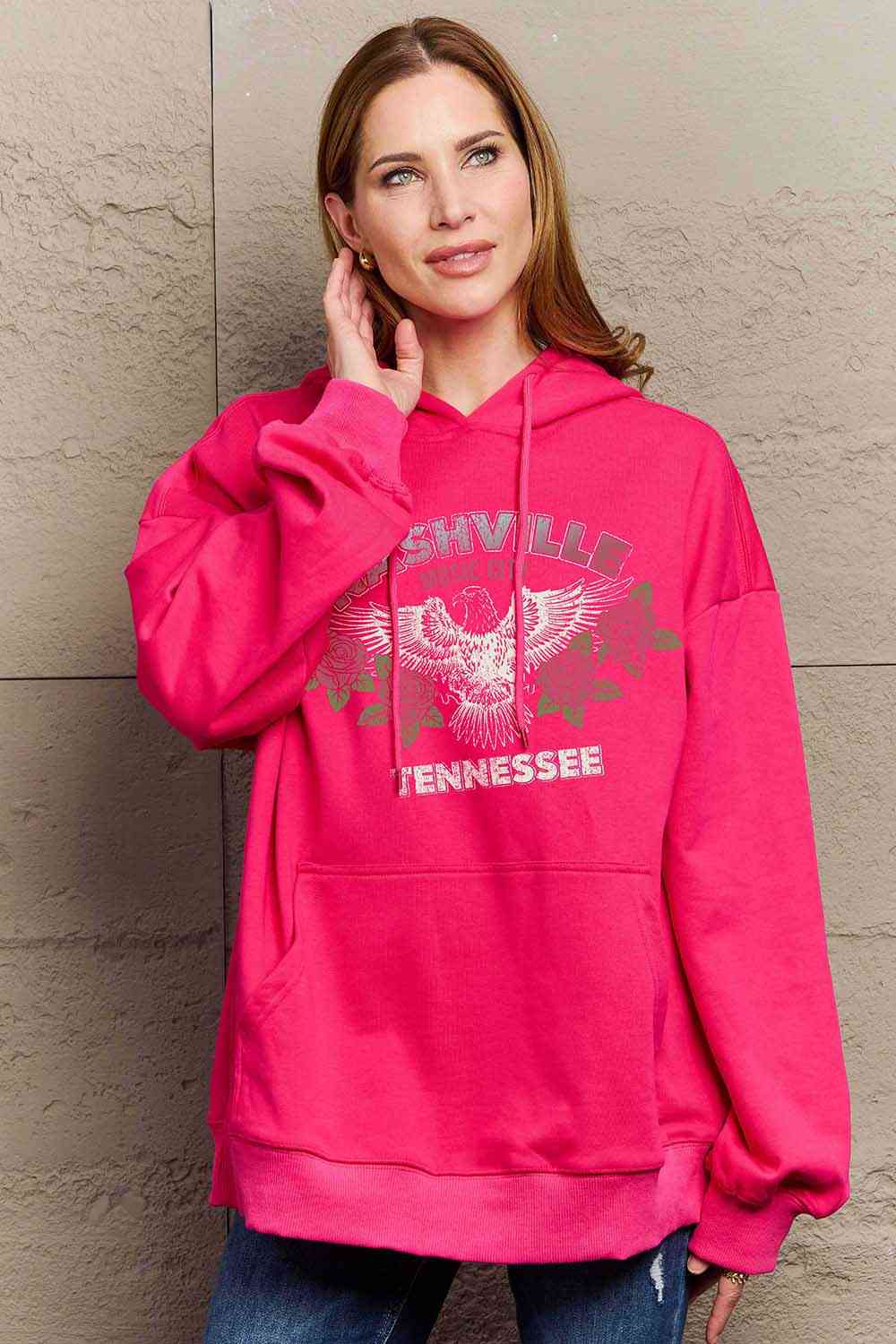 Full Size Graphic Hoodie
