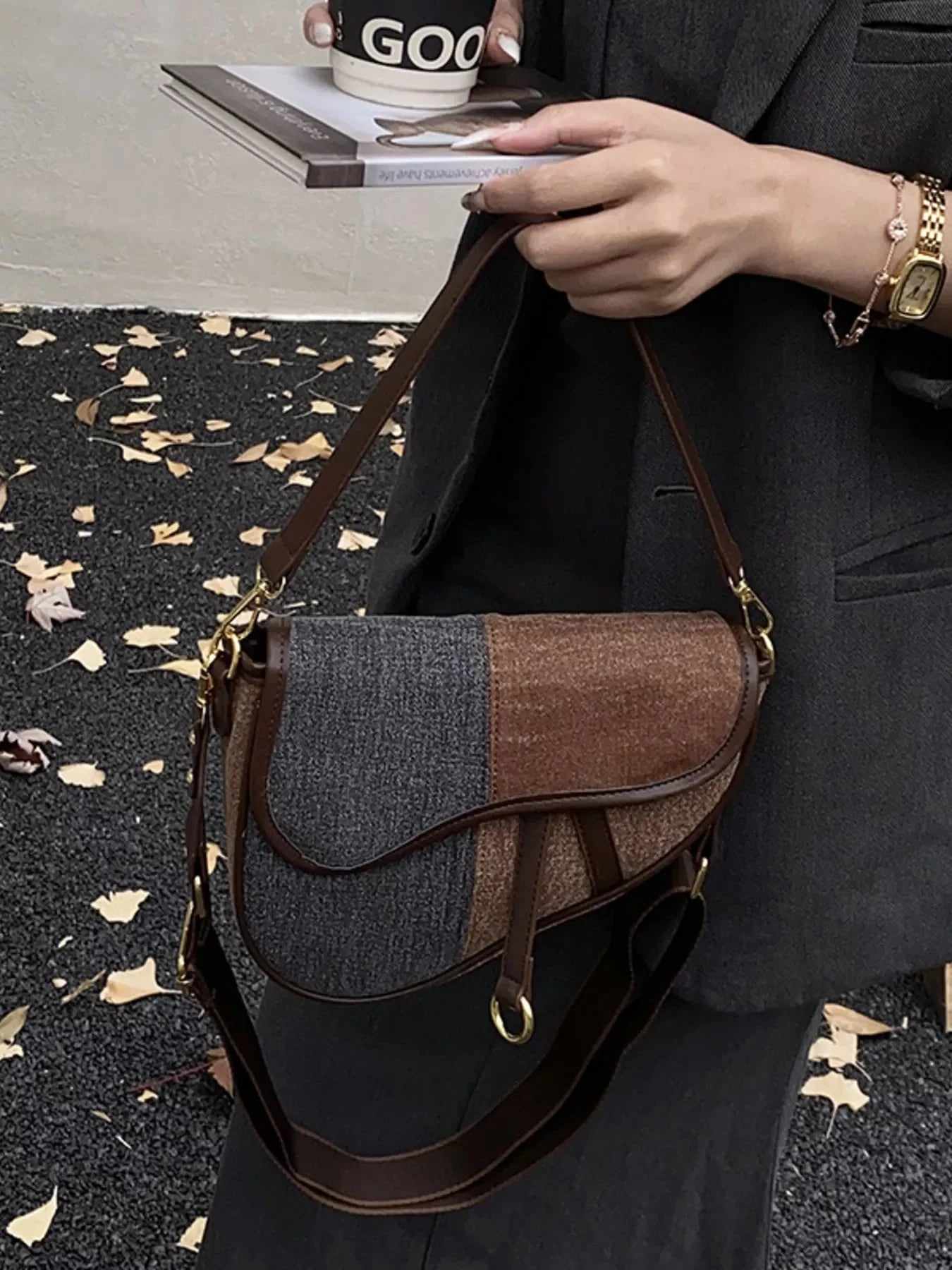 Adjustable Strap Crossbody Bag
