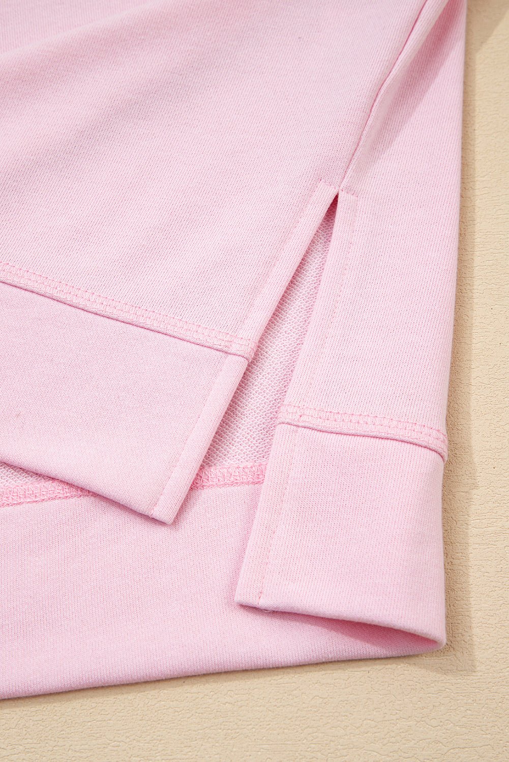 Bonbon Striped Colorblock Patchwork Raglan Sleeve Top