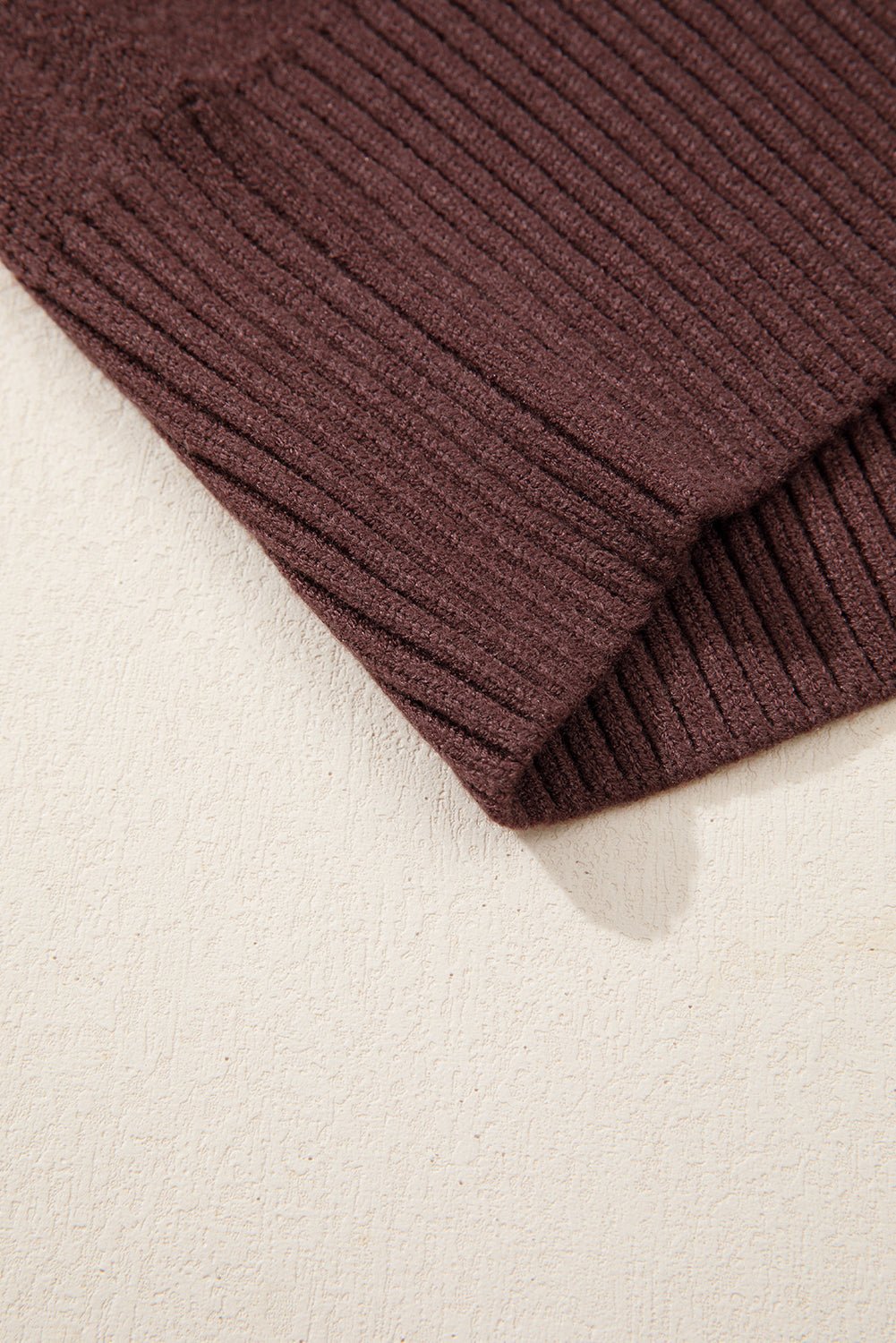 Brown Star Boots Print Cropped Knit Sweater