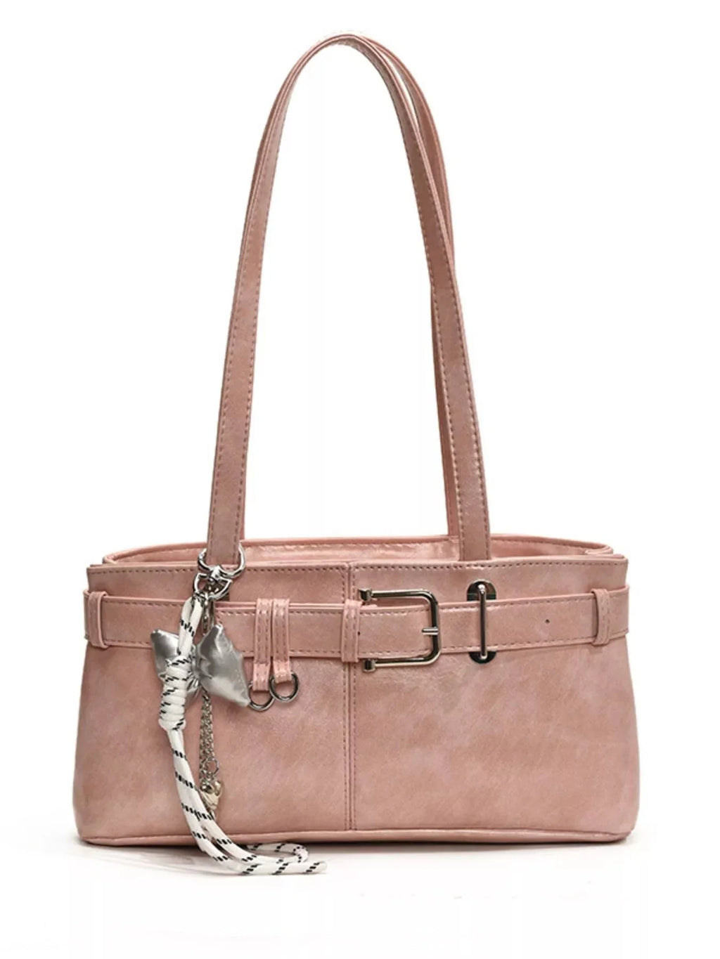 Buckle Decor Shoulder Bag