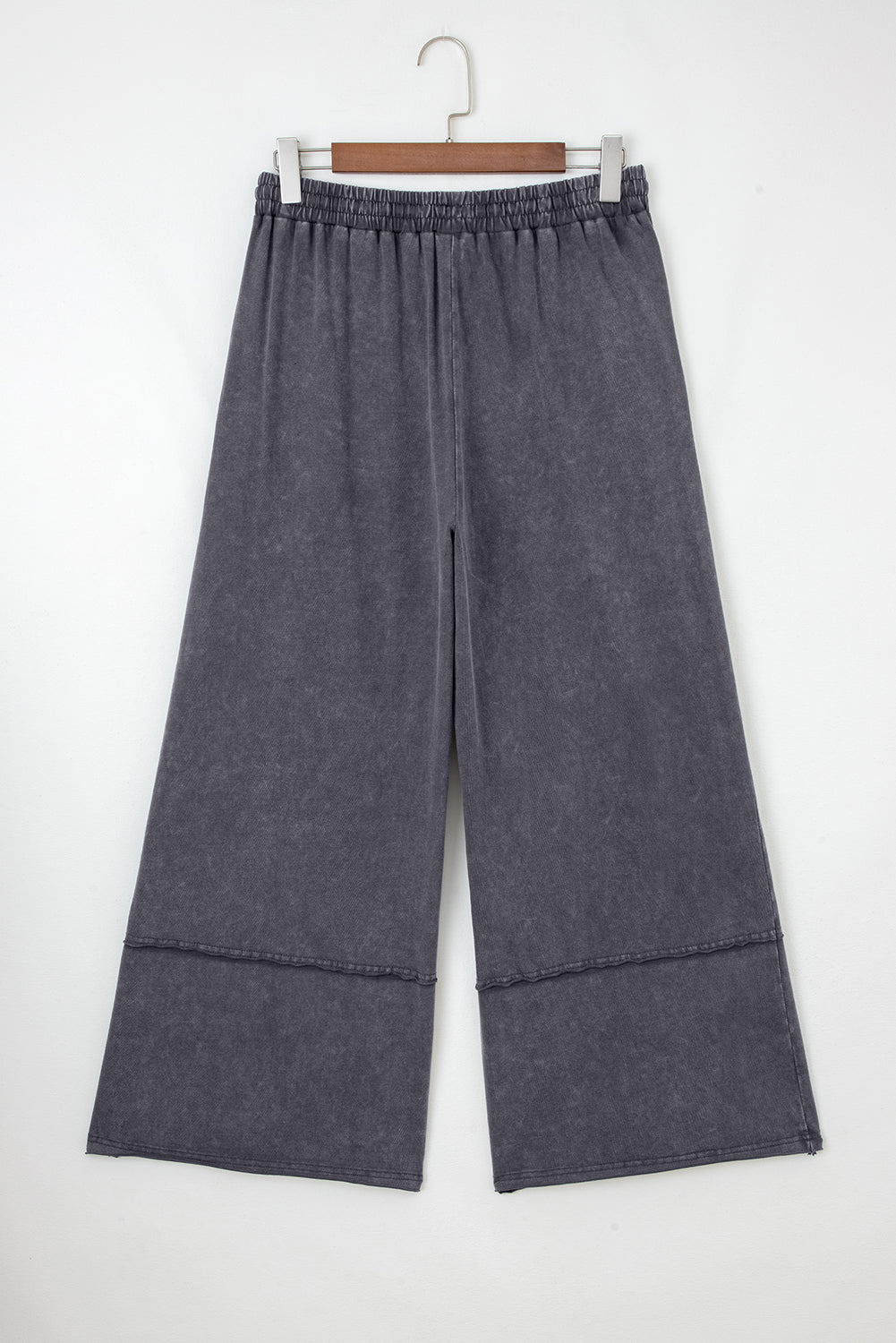 Buckskin Flower Patch Mineral Washed Cropped Wide Leg Pants