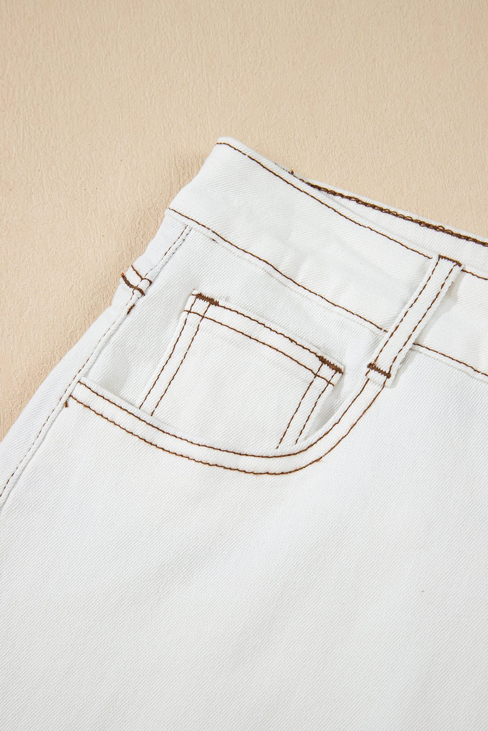 Carbon Grey Raw Hem High Waist Denim Shorts