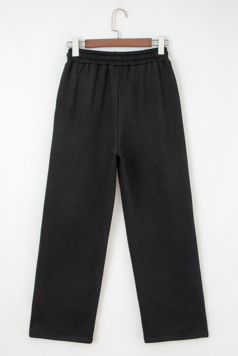 Coffee Leopard Drawstring Winter Fleece Pants