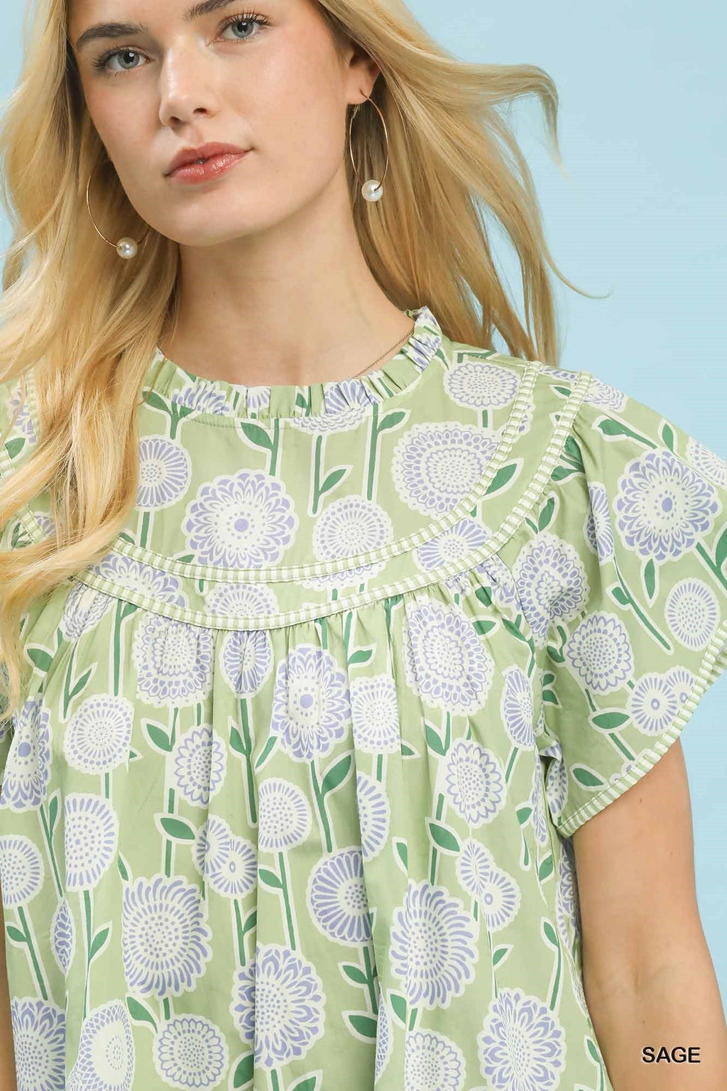 Floral Print Tiered Babydoll Dress