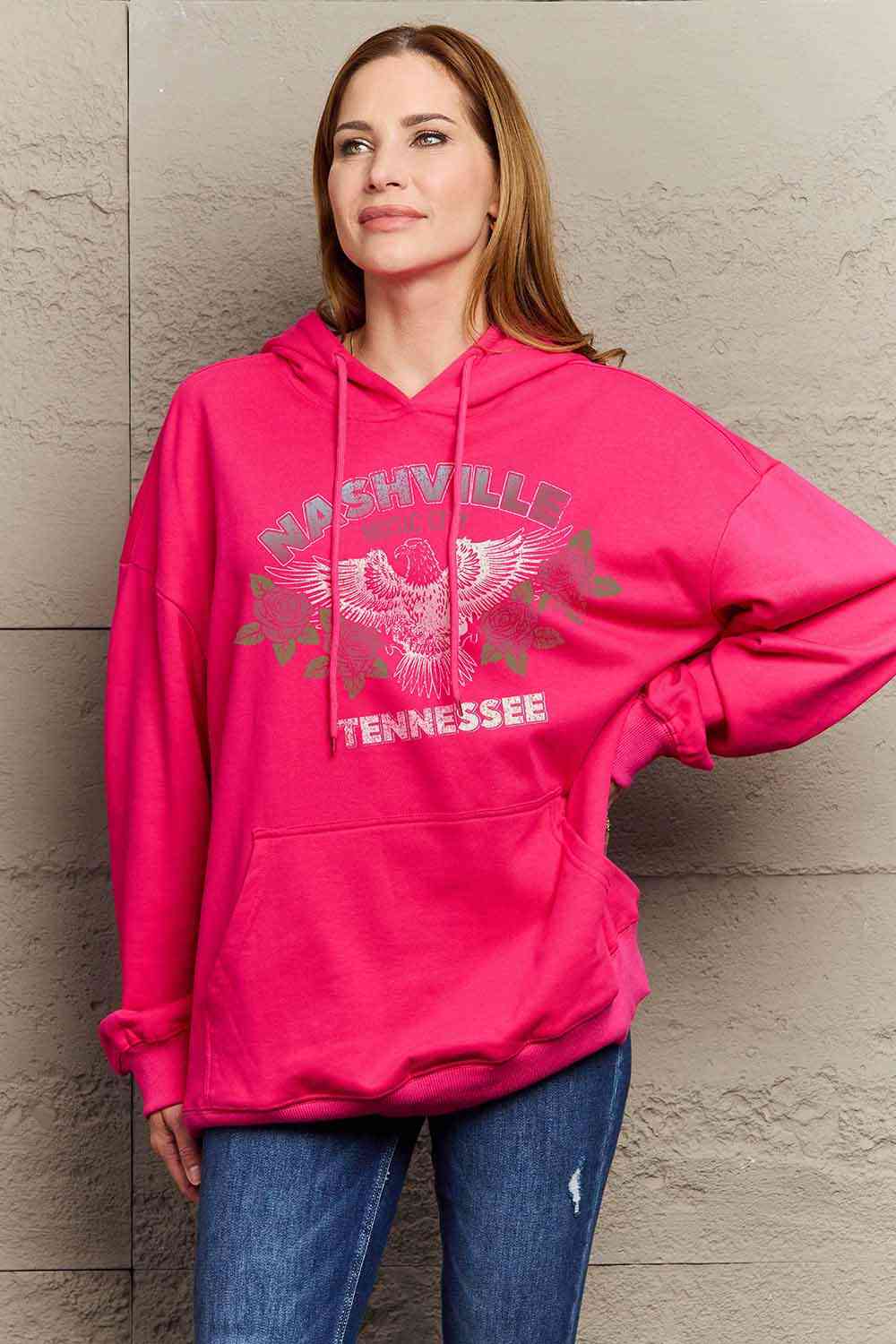 Full Size Graphic Hoodie