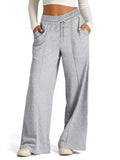 Drawstring Wide Leg Pants