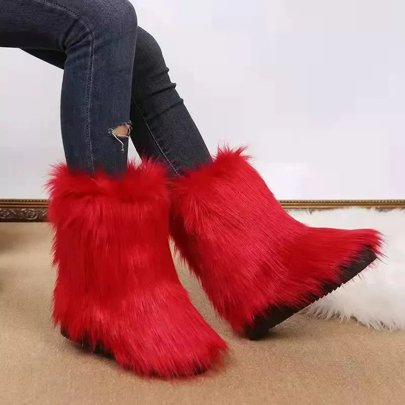 Faux Fur Winter Boots