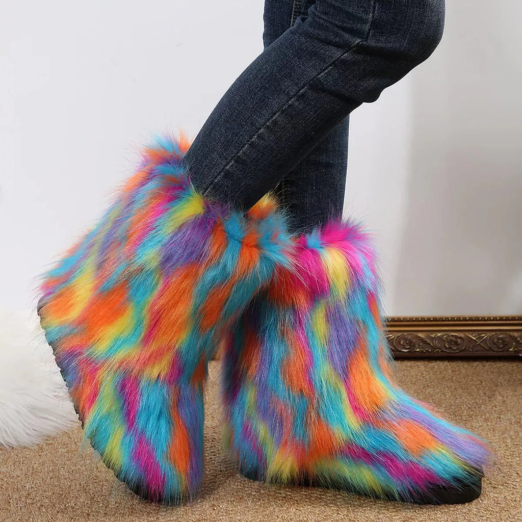 Faux Fur Winter Boots