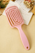 Gossamer Pink Detangling Hollow Out Hair Comb