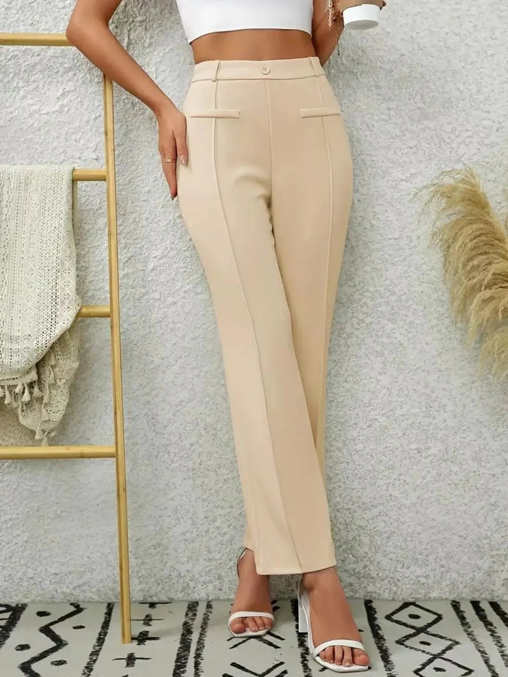 High Waist Flare Pants