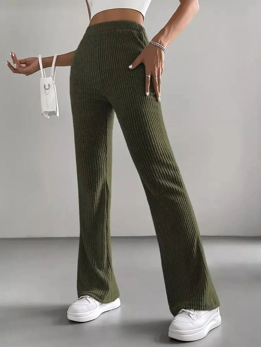 High Waist Flare Pants