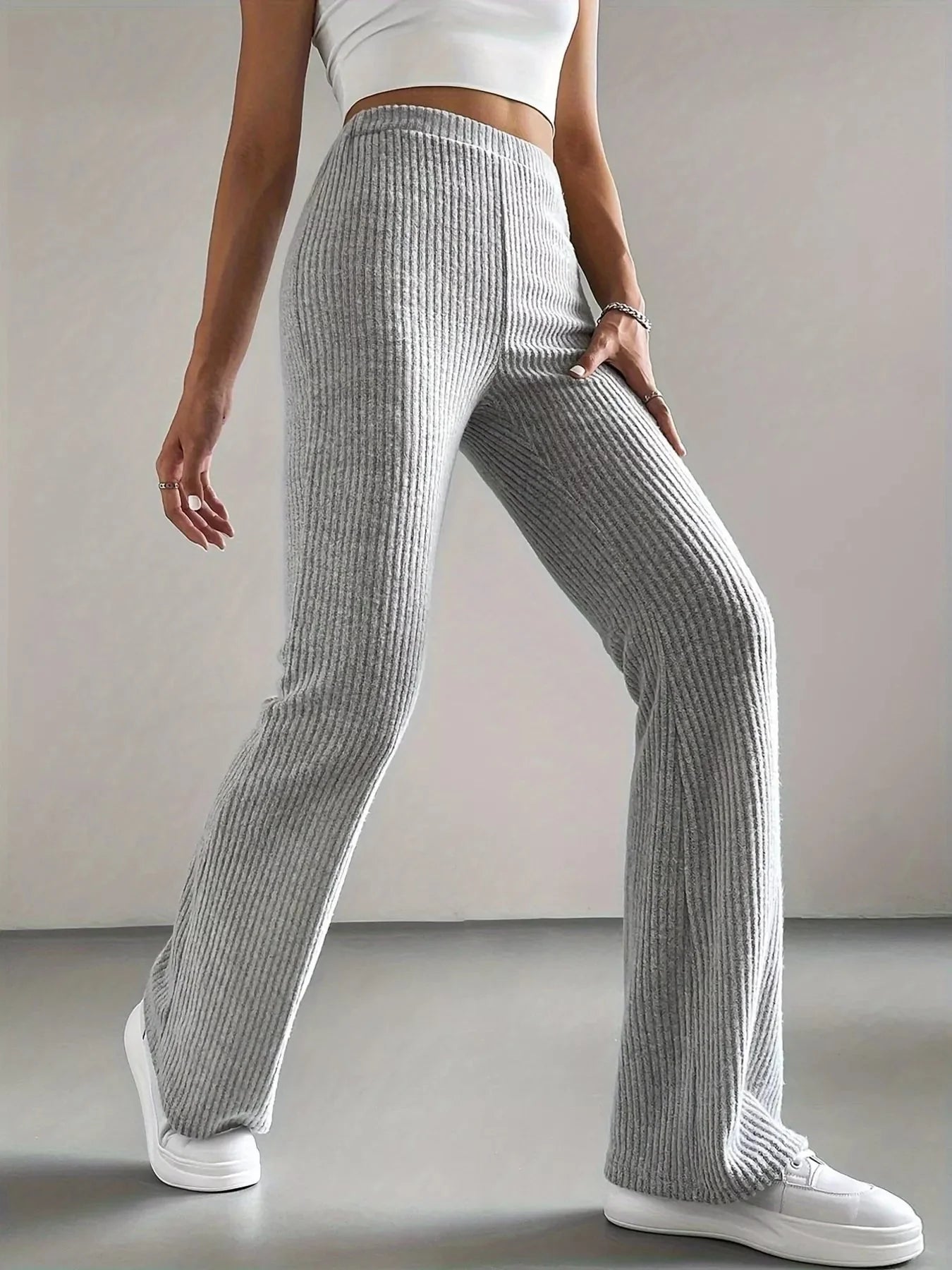 High Waist Flare Pants