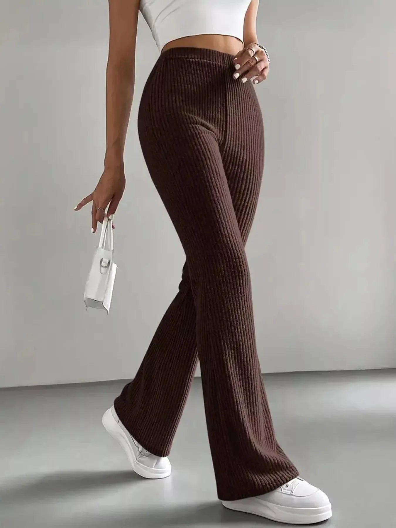 High Waist Flare Pants