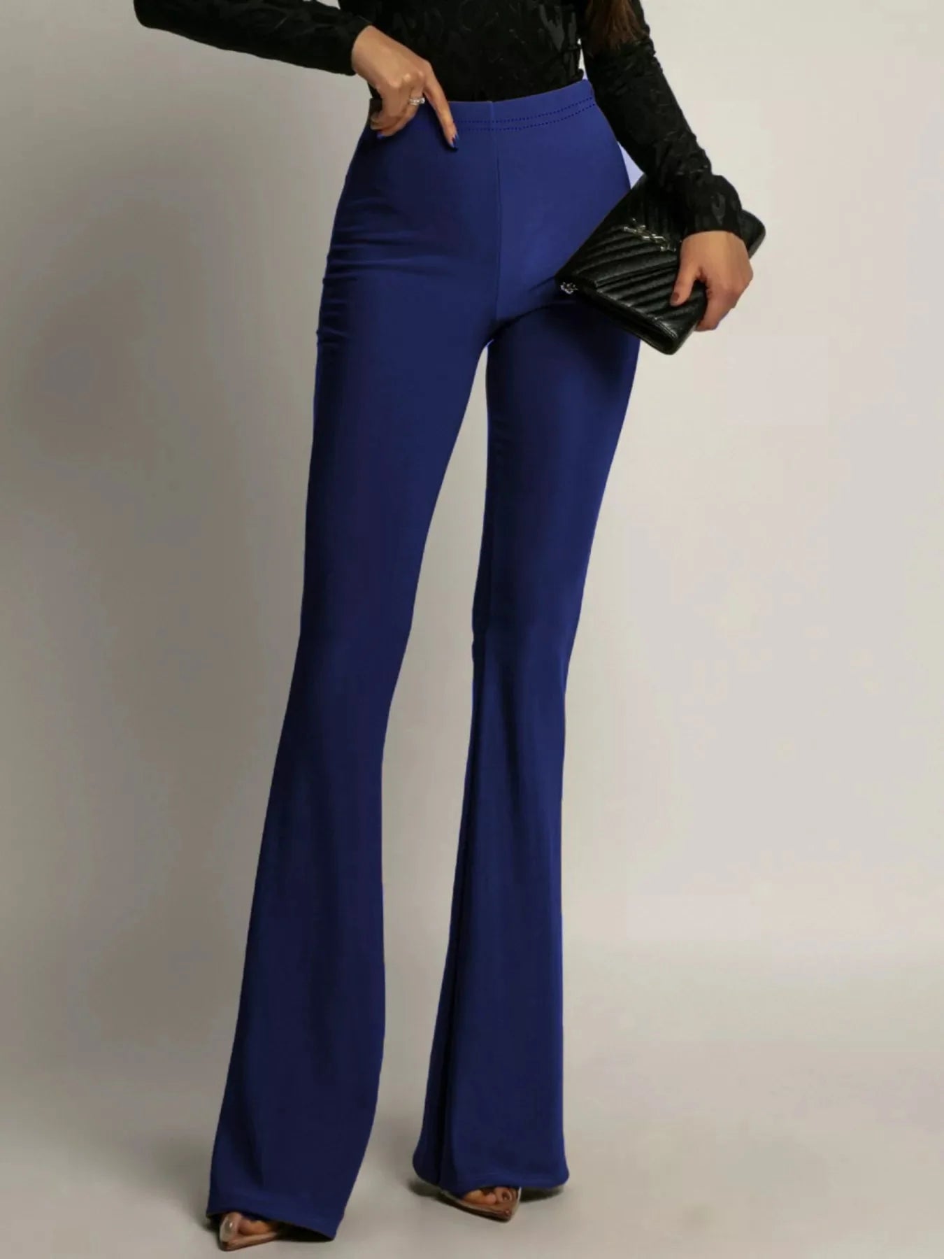 High-Waisted Flared Pants