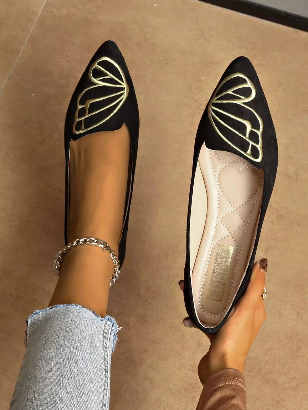 Point Toe Slip-Ons