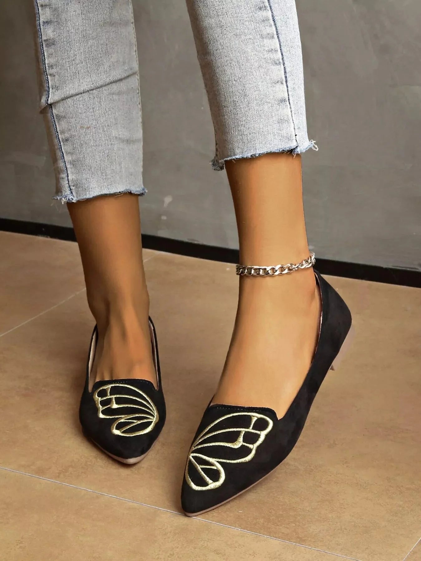 Point Toe Slip-Ons
