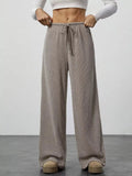 Relaxed Fit Wide Leg Pants