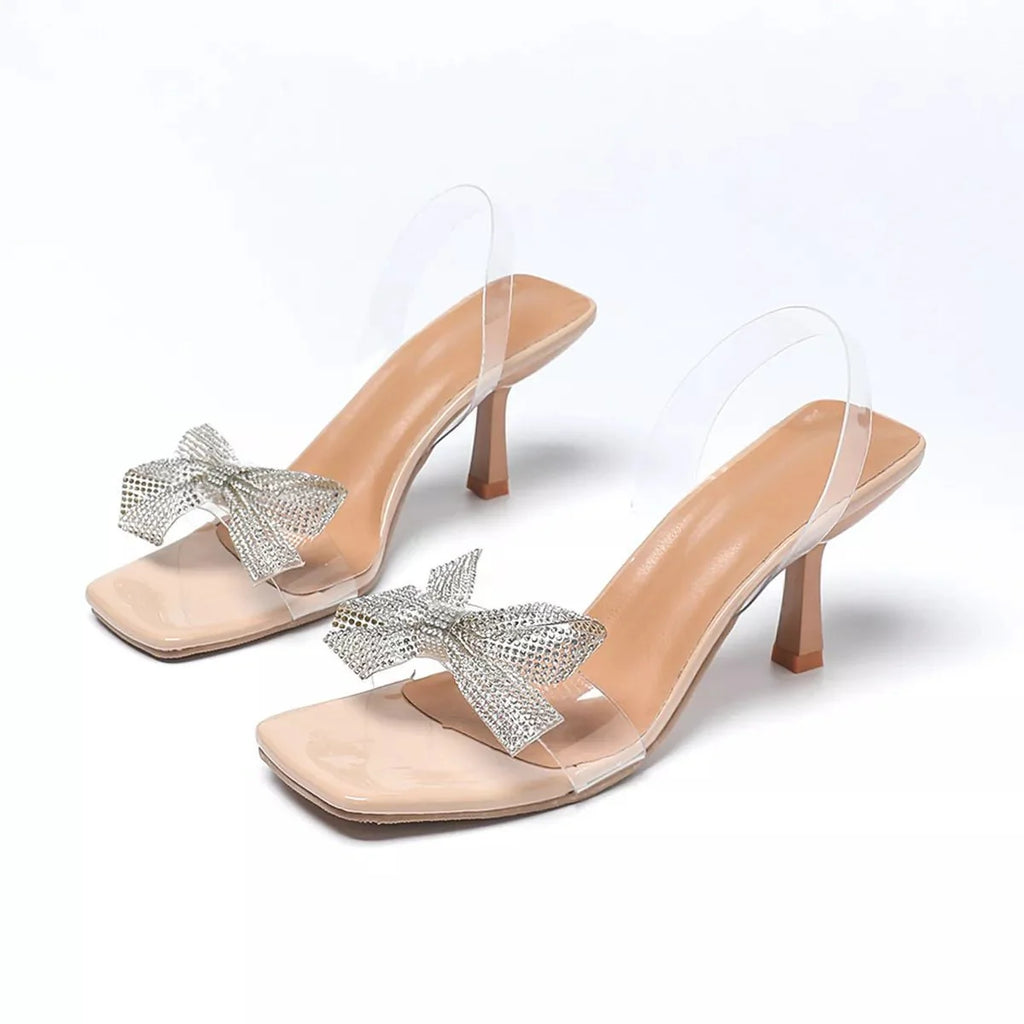 Rhinestone Open Toe Sandals