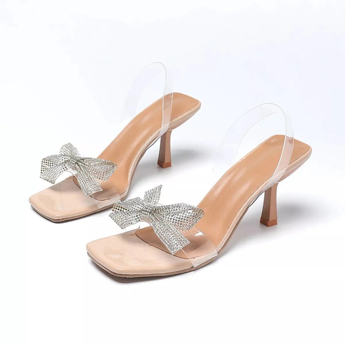 Rhinestone Open Toe Sandals