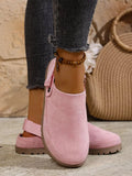 Round Toe Flats Slip-Ons