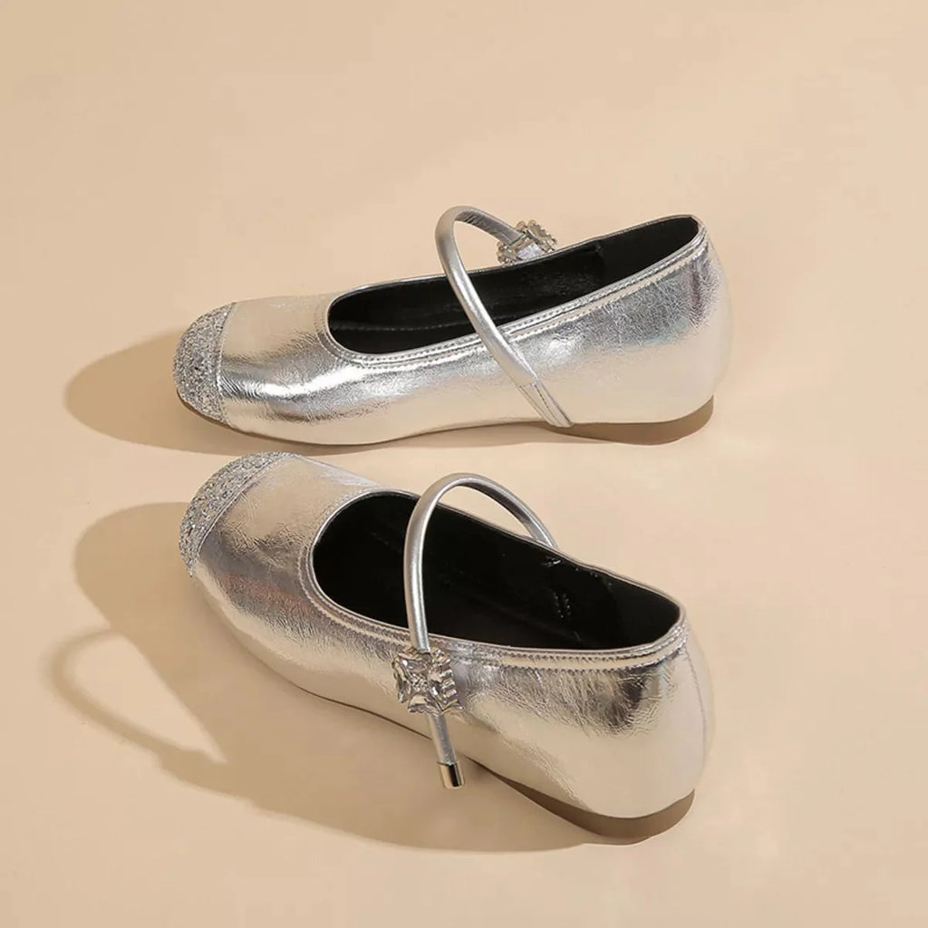 Round Toe Mary Jane Loafers