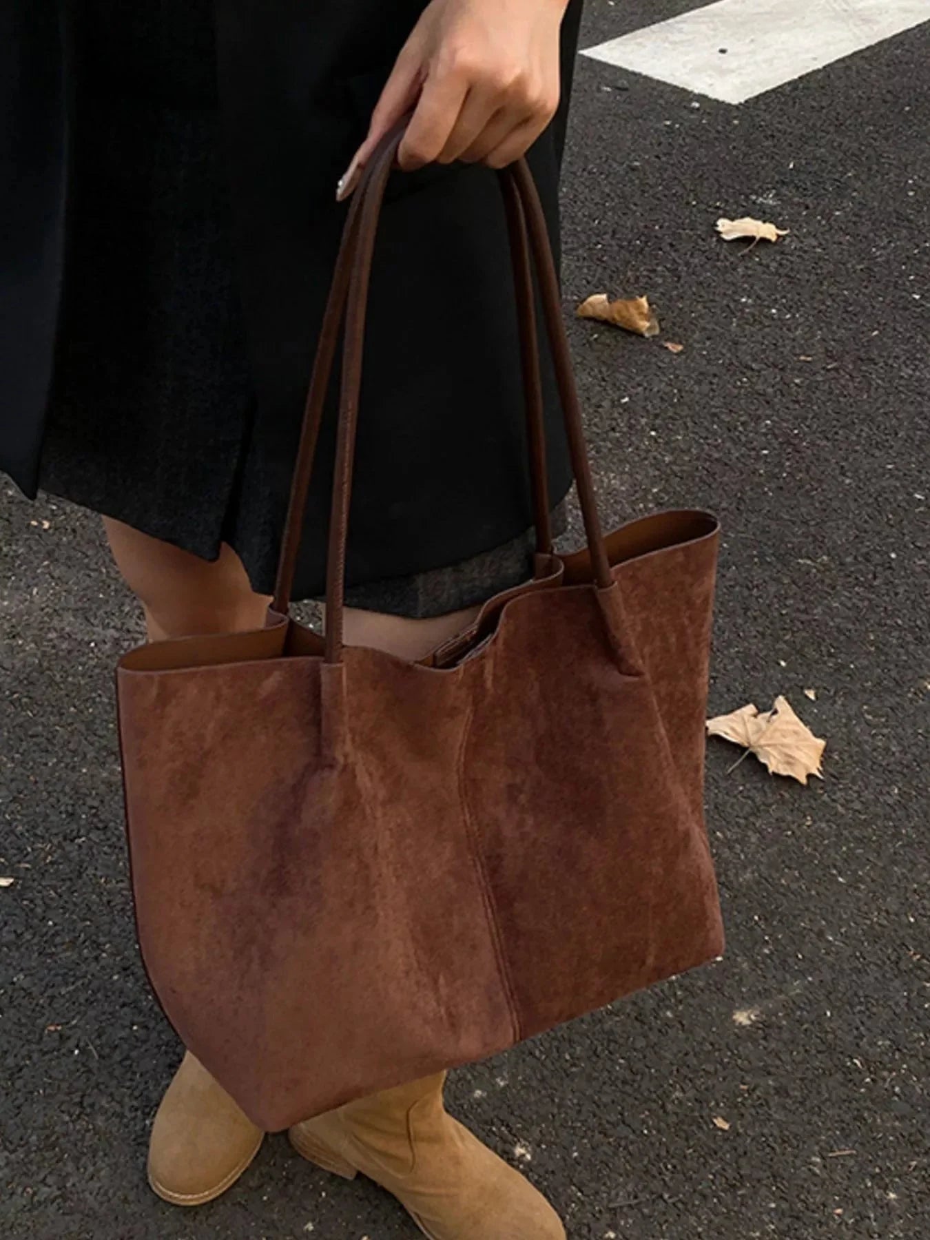 Solid Color Tote Bag