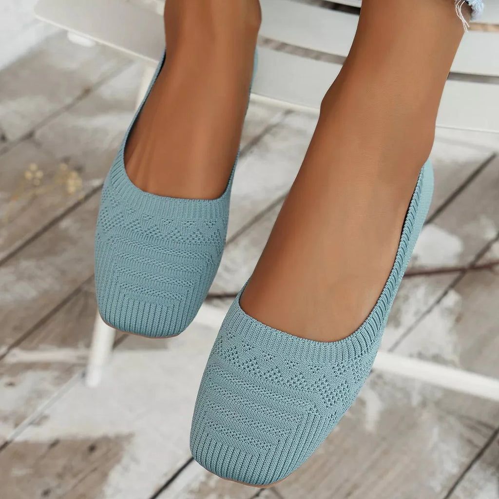 Square Toe Slip-Ons