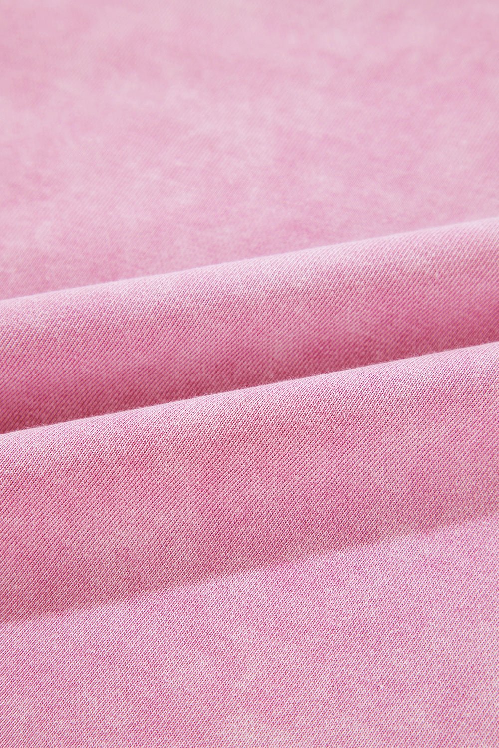 Strawberry Pink Mineral Wash Drop Shoulder Oversized Sweatshirt