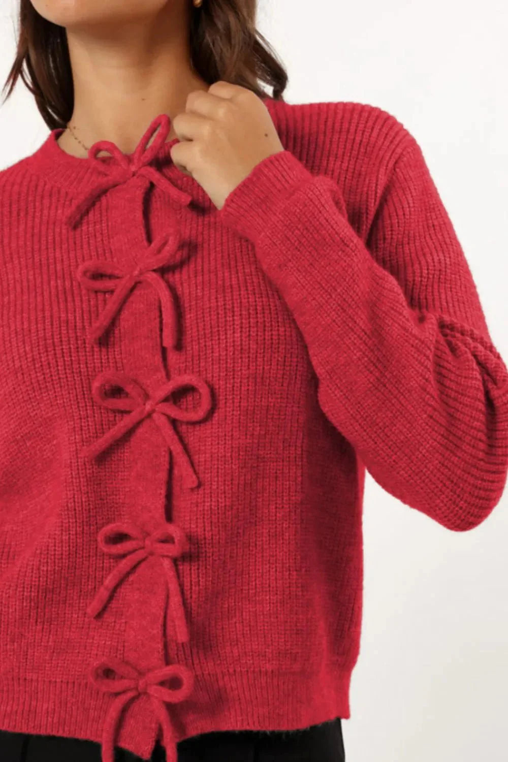 Tied Long Sleeve Cardigan