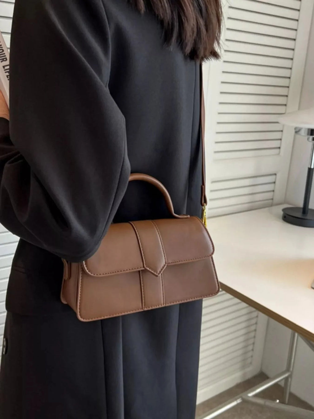 Top Handle Crossbody Bag