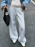 Wide Leg Drawstring Sweatpants